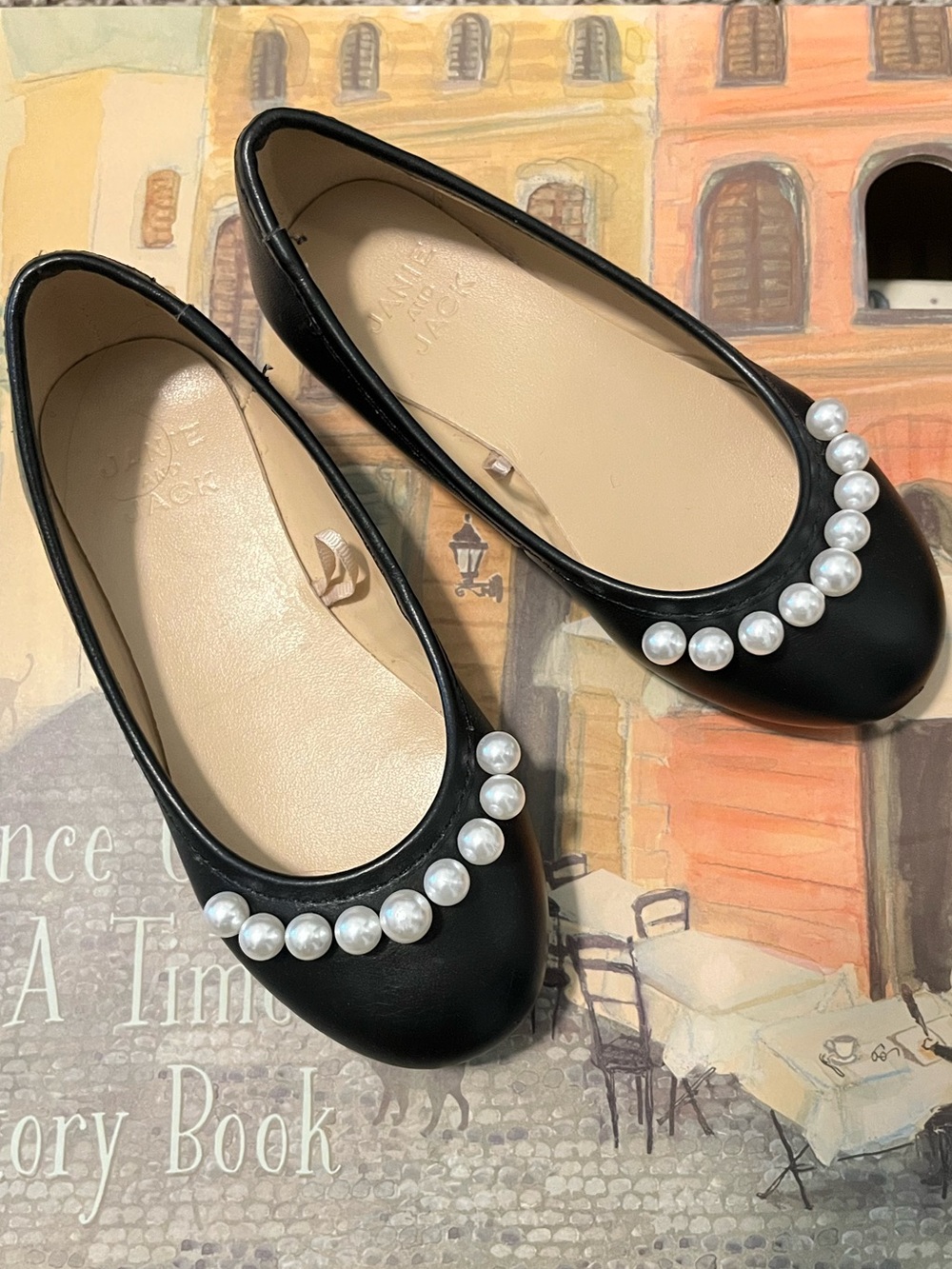 Janie and jack Pearl flats